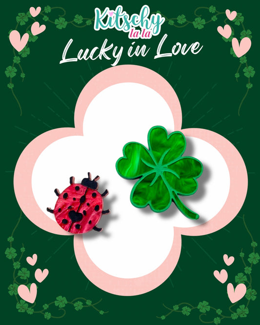 Lucky in Love Micro Mini Brooch Set