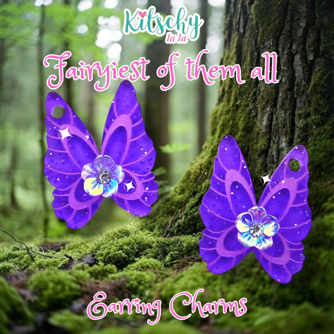 Fairy Wing Earring Charms