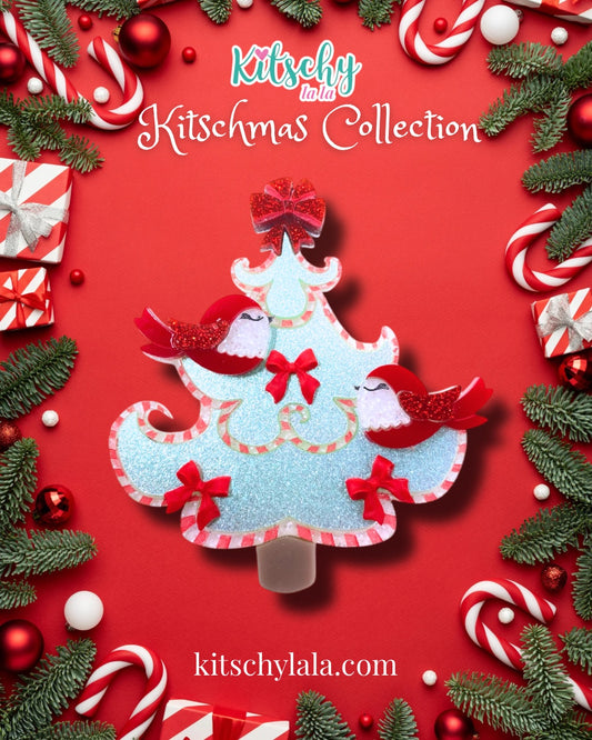 PRE ORDER Tweetmas Tree Brooch