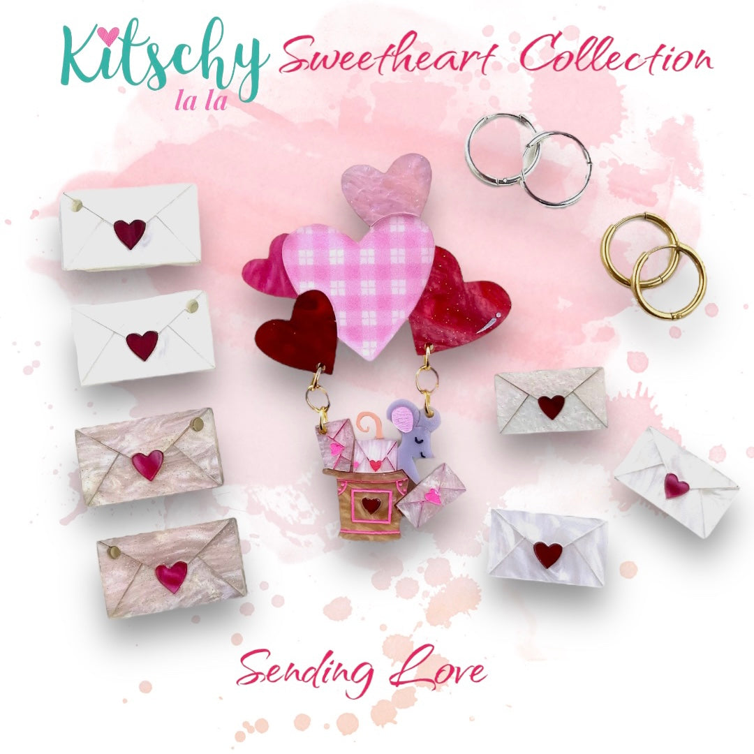 Sending Love Earring Charms