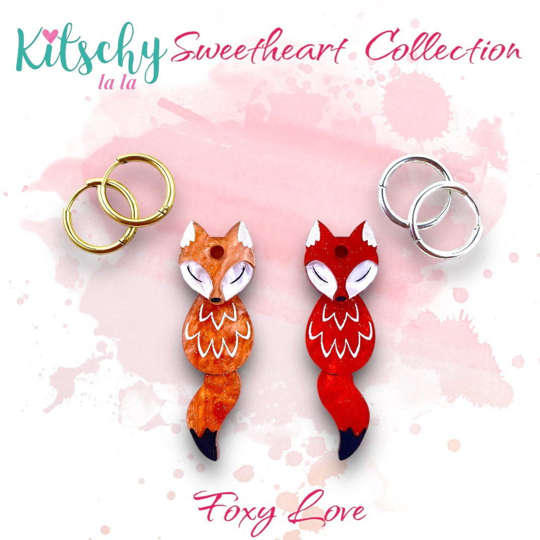 Foxy Love Mismatched Earring Charms