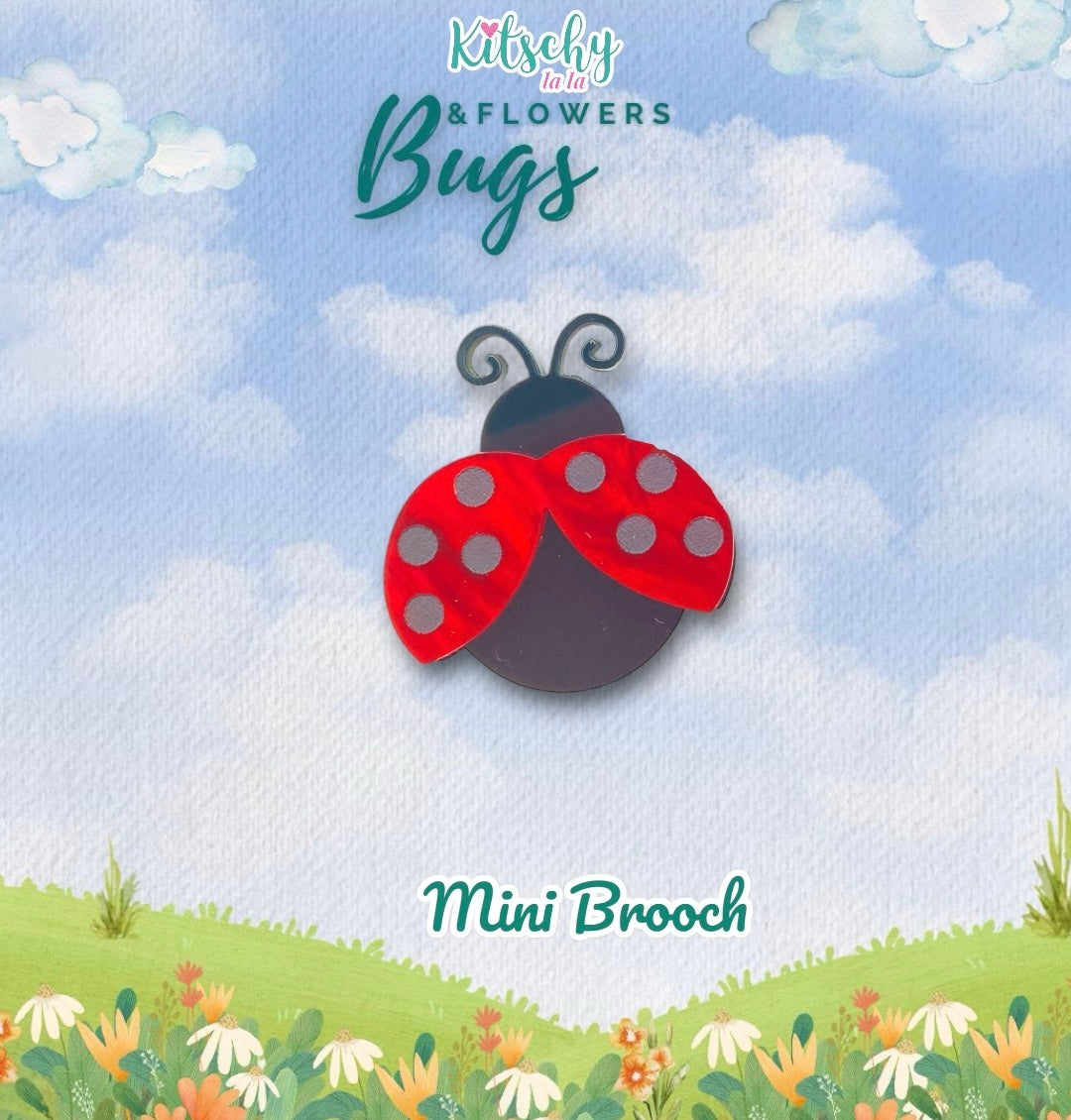 Ladybug Mini Brooches