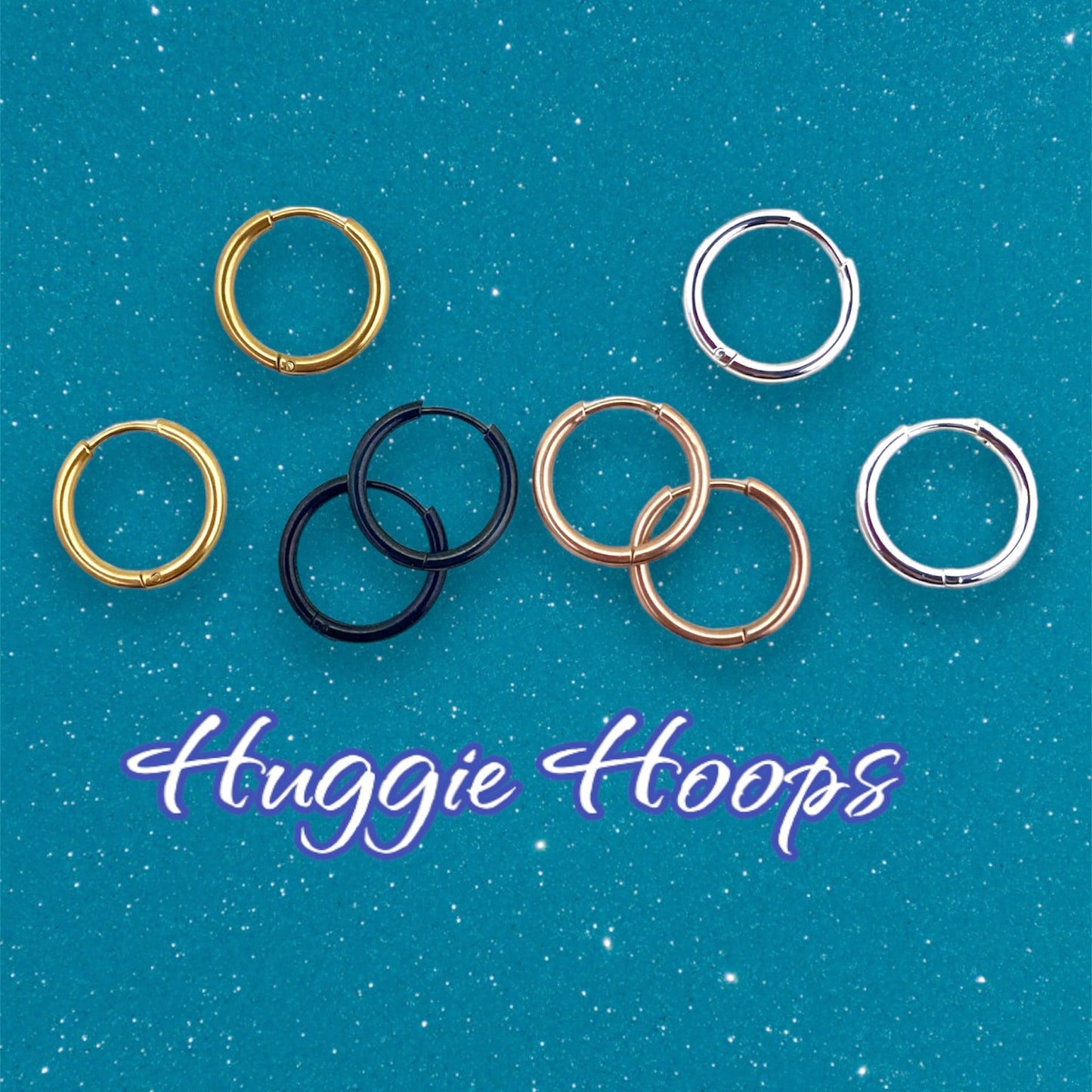 Huggie Hoops 18mm