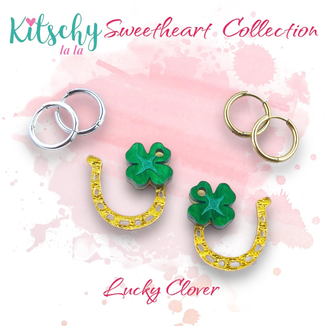 Lucky Clover Earring Charms