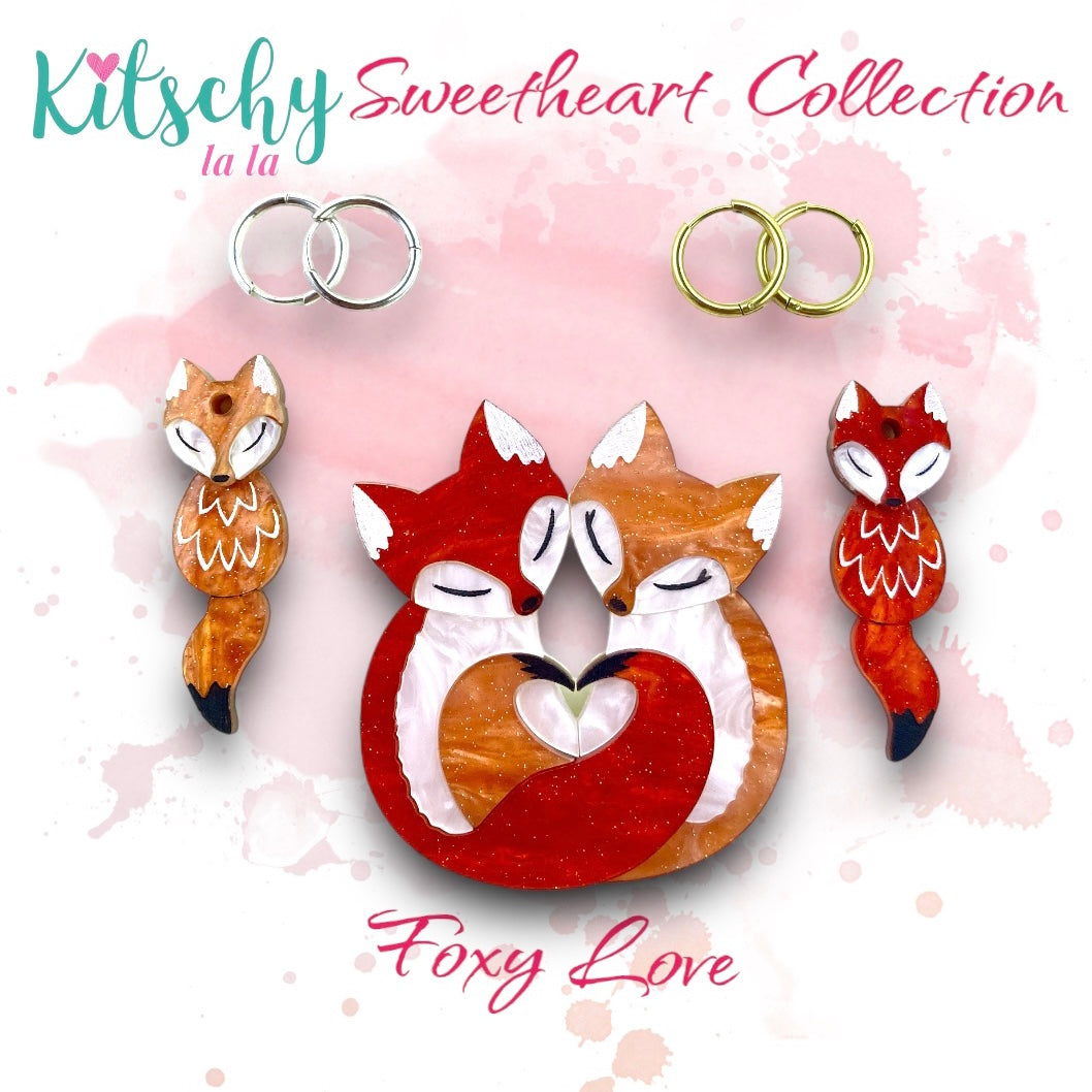 Foxy Love Mismatched Earring Charms