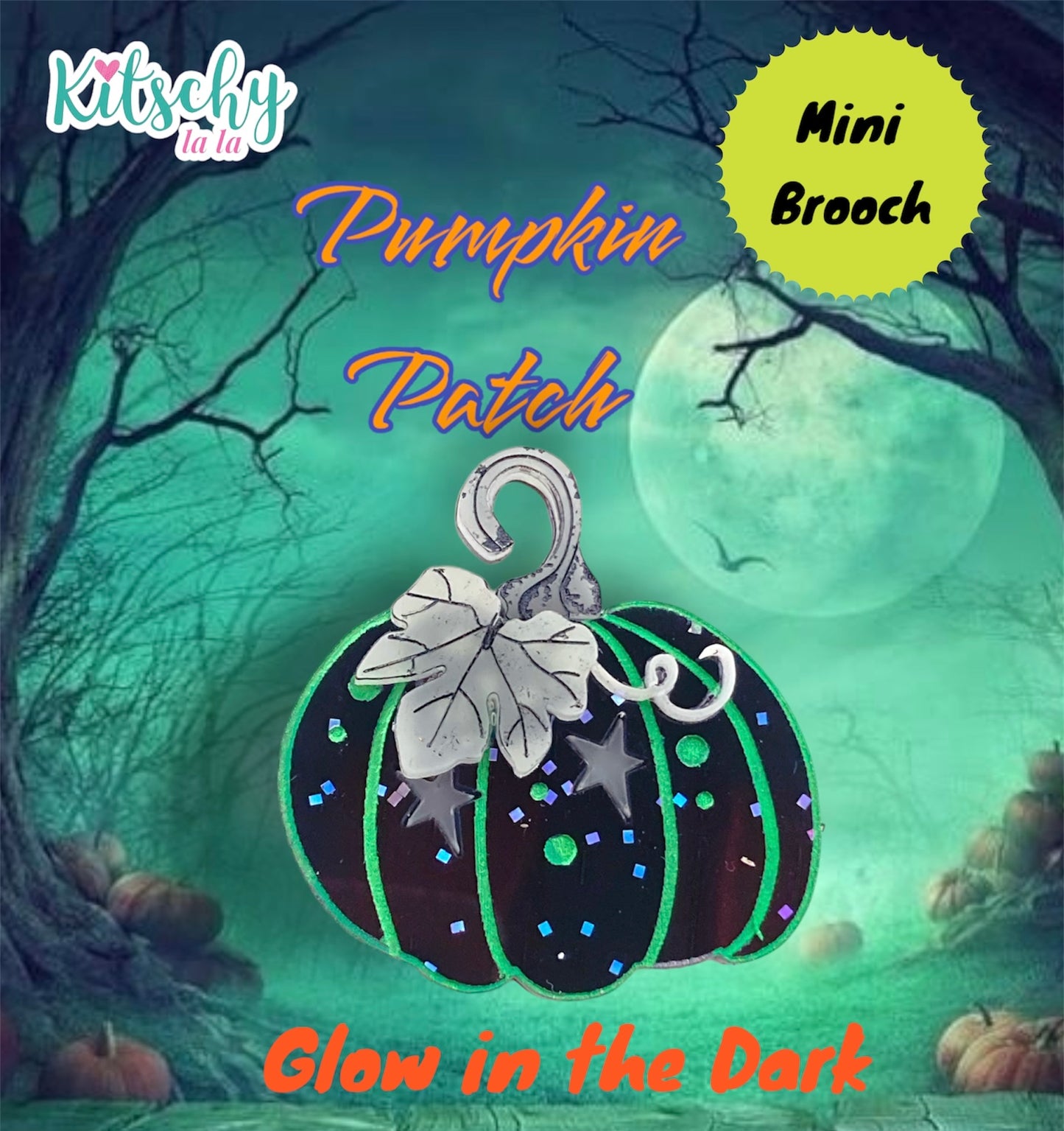 PMini Pumpkin Brooch