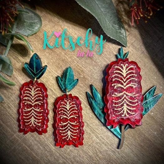 Bottlebrush Earrings