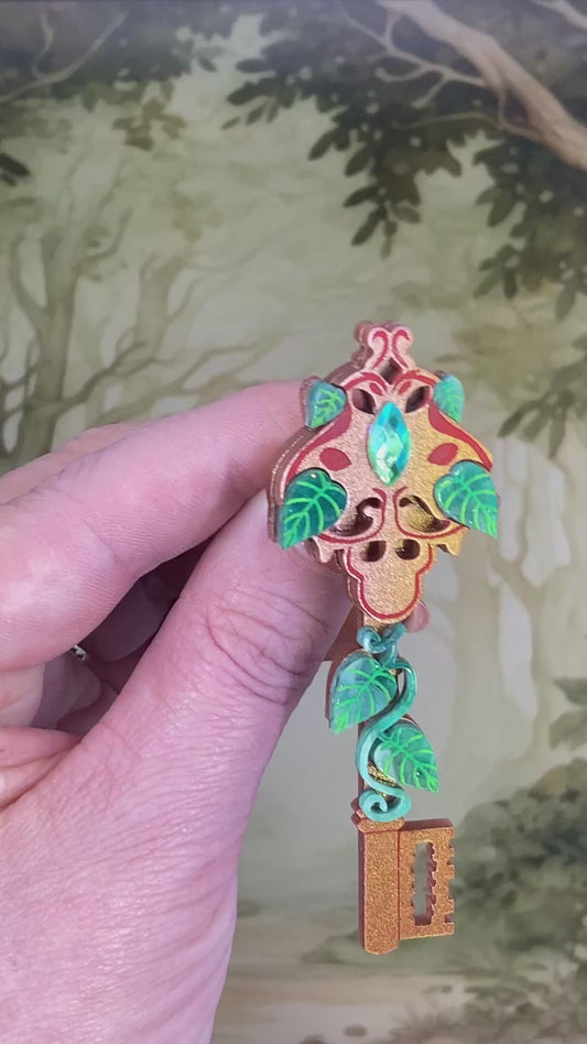 PRE ORDER Key to the Woodlands Brooch