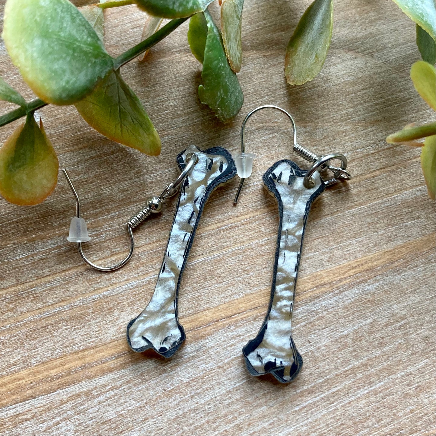 Bone Dangle Earrings